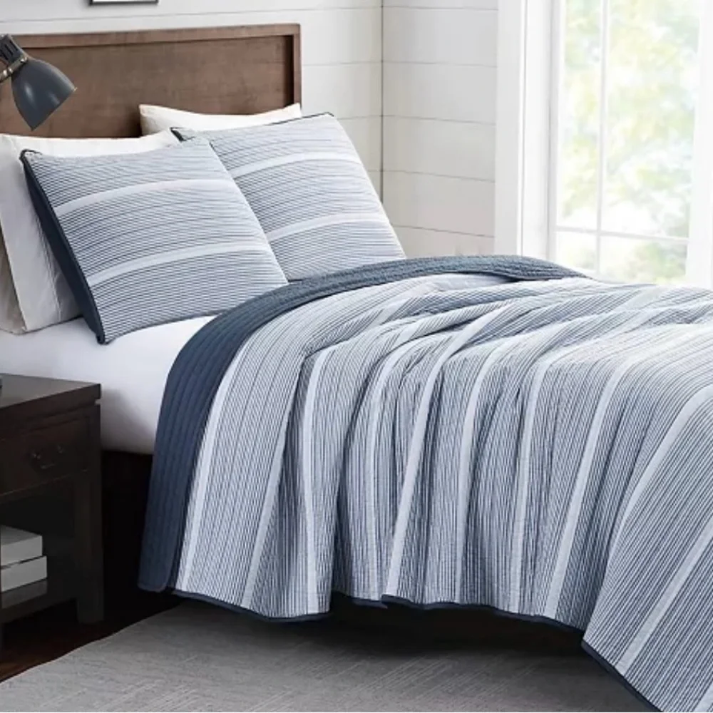 Brooklyn Loom Duvet Cover & Sham Set Niari Yarn Dye StripeCollection